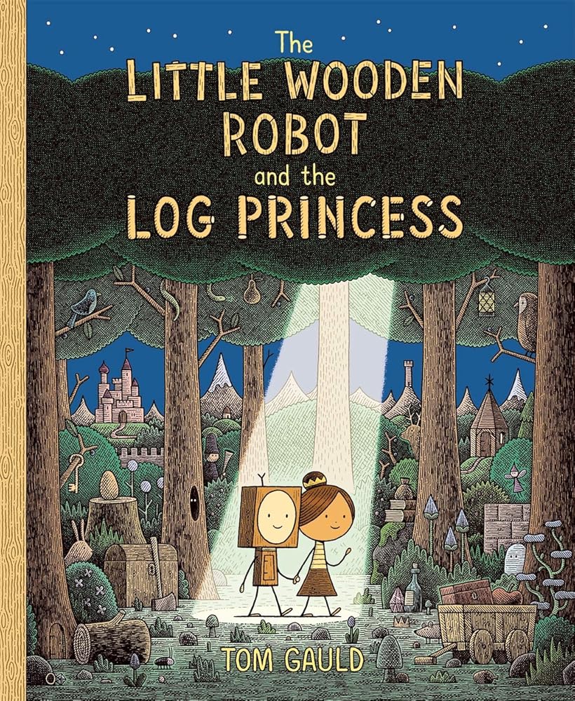 The Little Wooden Robot and the Log Princess cover image